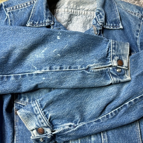 Vintage Rustler Denim Trucker Jean Jacket Size Small - Picture 10 of 10
